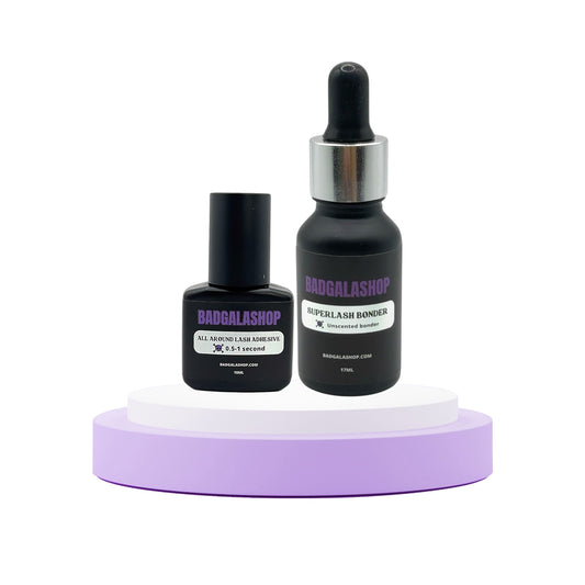 All Around Lash Adhesive + Super Lash Bonder DUO